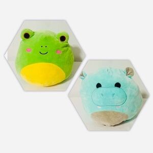 Squishmallows Kellytoy Plush FLIPAMALLOW Wendy & Hank Squish, Flip, Repeat EUC